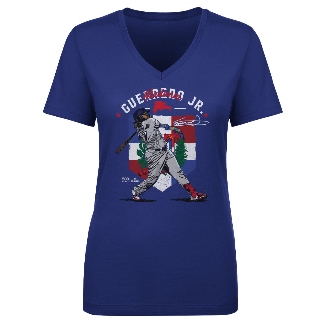 Vladimir Guerrero Jr. Women's V-Neck T-Shirt | 500 LEVEL
