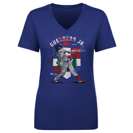 Vladimir Guerrero Jr. Women's V-Neck T-Shirt | 500 LEVEL