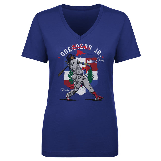 Vladimir Guerrero Jr. Women's V-Neck T-Shirt | 500 LEVEL