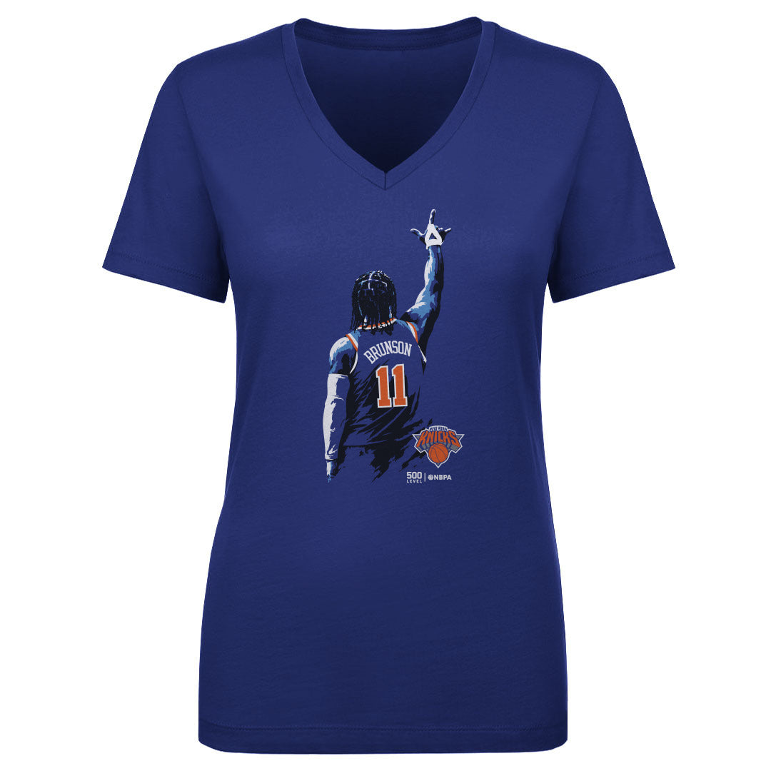 Jalen Brunson Women's V-Neck T-Shirt | 500 LEVEL
