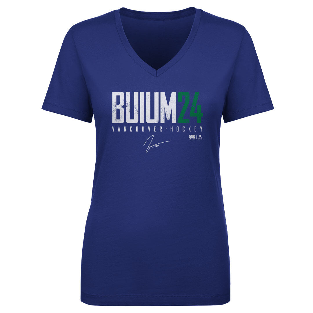 Zeev Buium Women's V-Neck T-Shirt | 500 LEVEL
