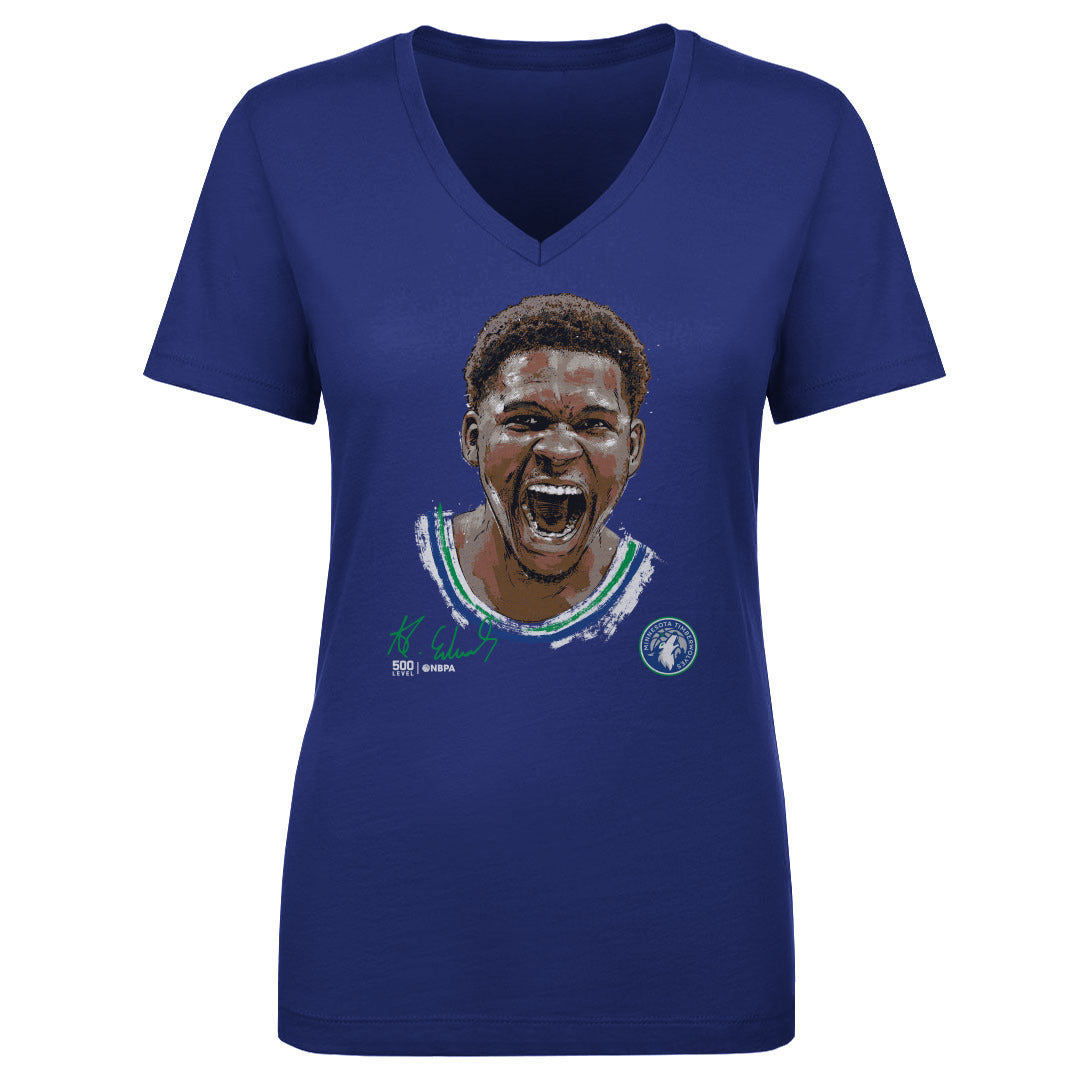Anthony Edwards Women's V-Neck T-Shirt | 500 LEVEL