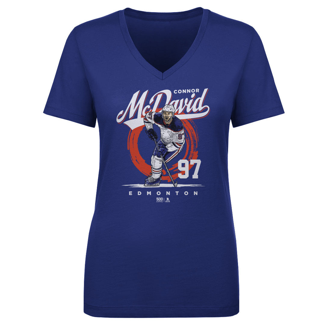 Connor McDavid Women's V-Neck T-Shirt | 500 LEVEL