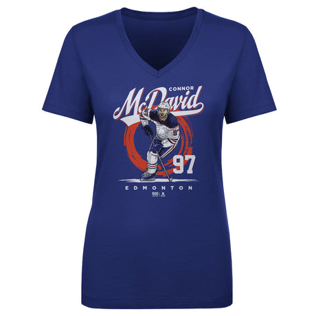 Connor McDavid Women's V-Neck T-Shirt | 500 LEVEL