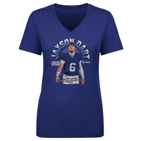 Jaxson Dart Women's V-Neck T-Shirt | 500 LEVEL