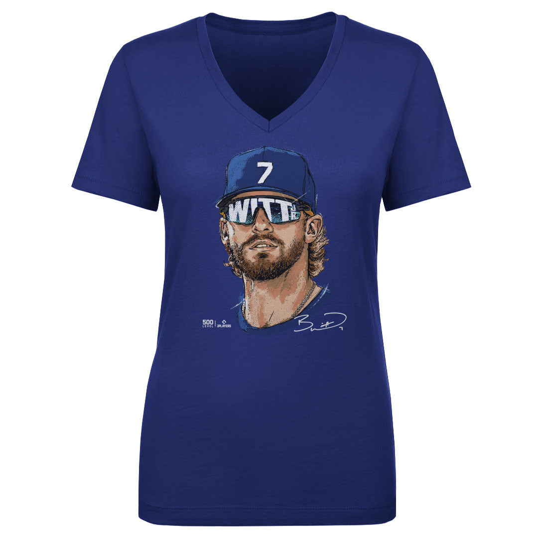 Bobby Witt Jr. Women's V-Neck T-Shirt | 500 LEVEL