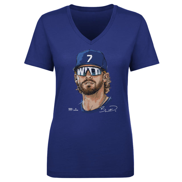 Bobby Witt Jr. Women's V-Neck T-Shirt | 500 LEVEL