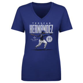 Teoscar Hernandez Women's V-Neck T-Shirt | 500 LEVEL