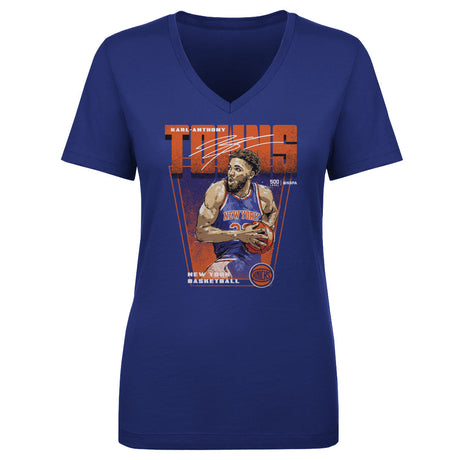 Karl-Anthony Towns Women's V-Neck T-Shirt | 500 LEVEL