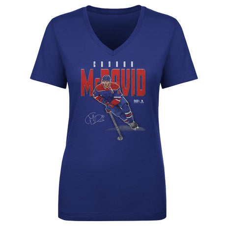 Connor McDavid Women's V-Neck T-Shirt | 500 LEVEL
