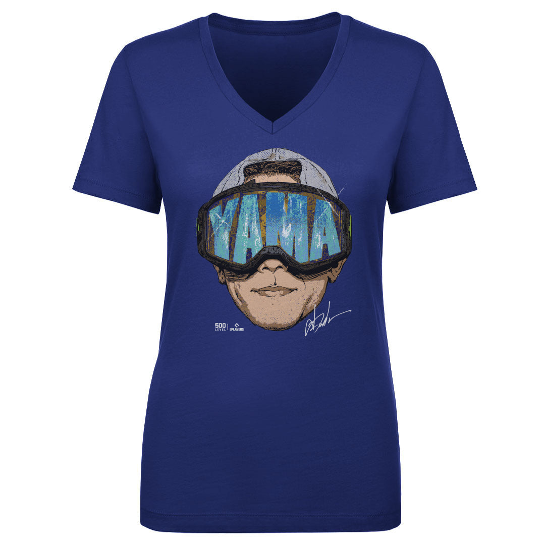 Yoshinobu Yamamoto Women's V-Neck T-Shirt | 500 LEVEL