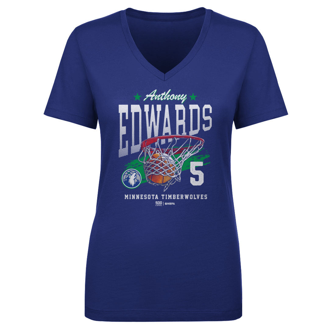 Anthony Edwards Women's V-Neck T-Shirt | 500 LEVEL