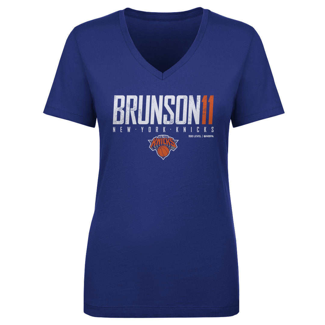 Jalen Brunson Women's V-Neck T-Shirt | 500 LEVEL