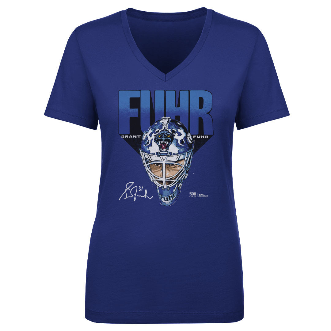 Grant Fuhr Women's V-Neck T-Shirt | 500 LEVEL