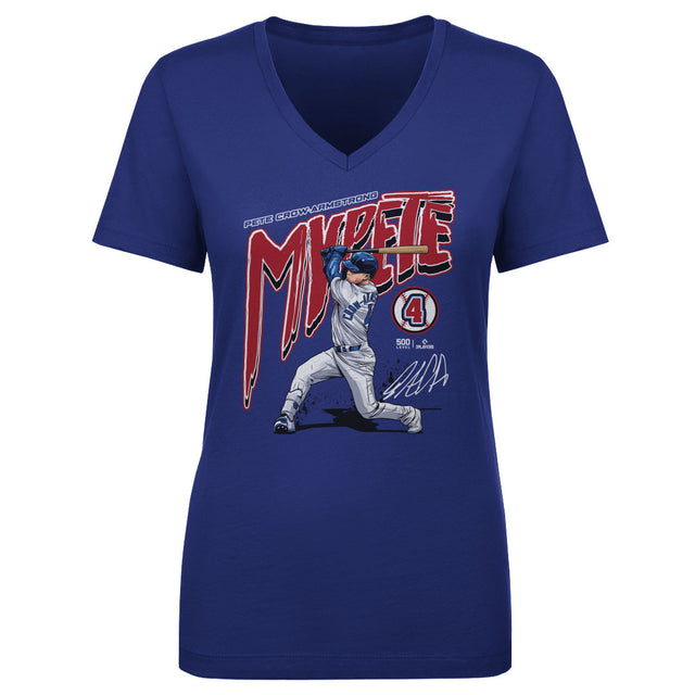 Pete Crow-Armstrong Women's V-Neck T-Shirt | 500 LEVEL