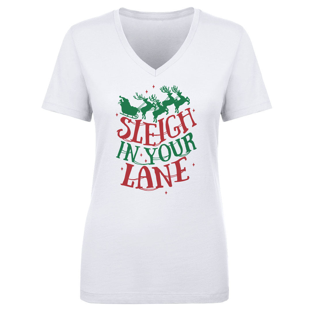 Christmas Women's V-Neck T-Shirt | 500 LEVEL