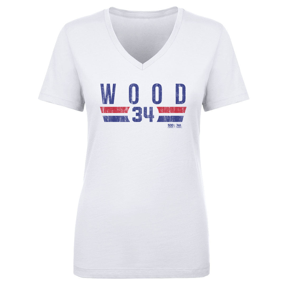 Kerry Wood Women's V-Neck T-Shirt | 500 LEVEL