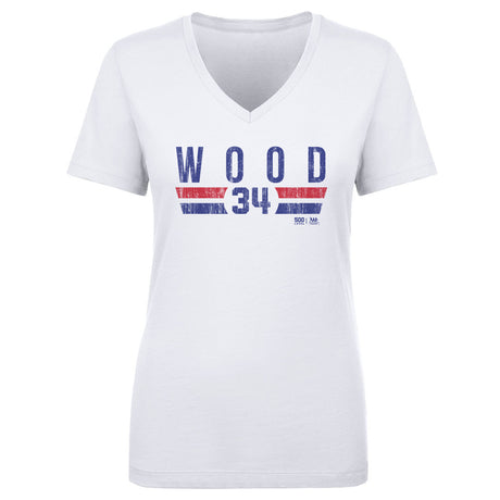 Kerry Wood Women's V-Neck T-Shirt | 500 LEVEL