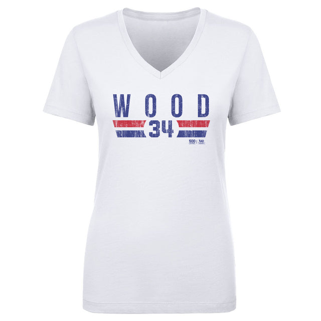 Kerry Wood Women's V-Neck T-Shirt | 500 LEVEL