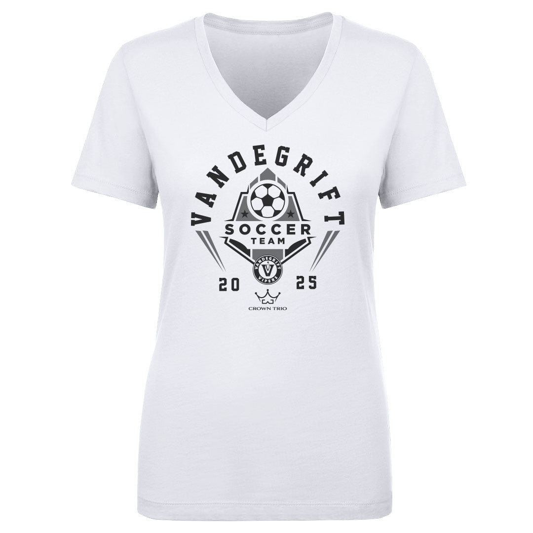 Crown Trio Women's V-Neck T-Shirt | 500 LEVEL