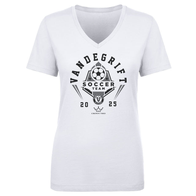 Crown Trio Women's V-Neck T-Shirt | 500 LEVEL