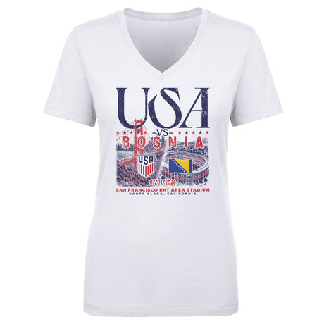USMNT Women's V-Neck T-Shirt | 500 LEVEL