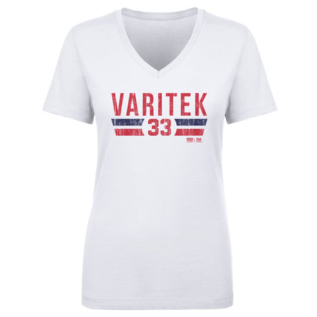 Jason Varitek Women's V-Neck T-Shirt | 500 LEVEL