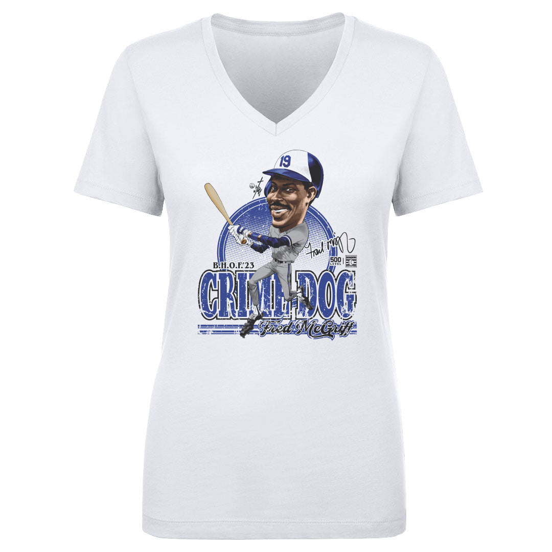 Fred McGriff Women's V-Neck T-Shirt | 500 LEVEL