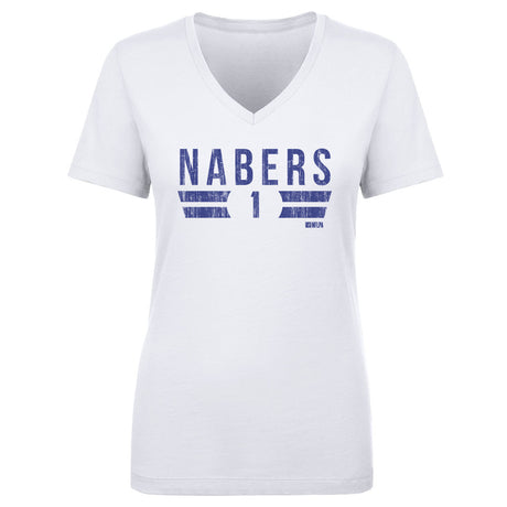 Malik Nabers Women's V-Neck T-Shirt | 500 LEVEL