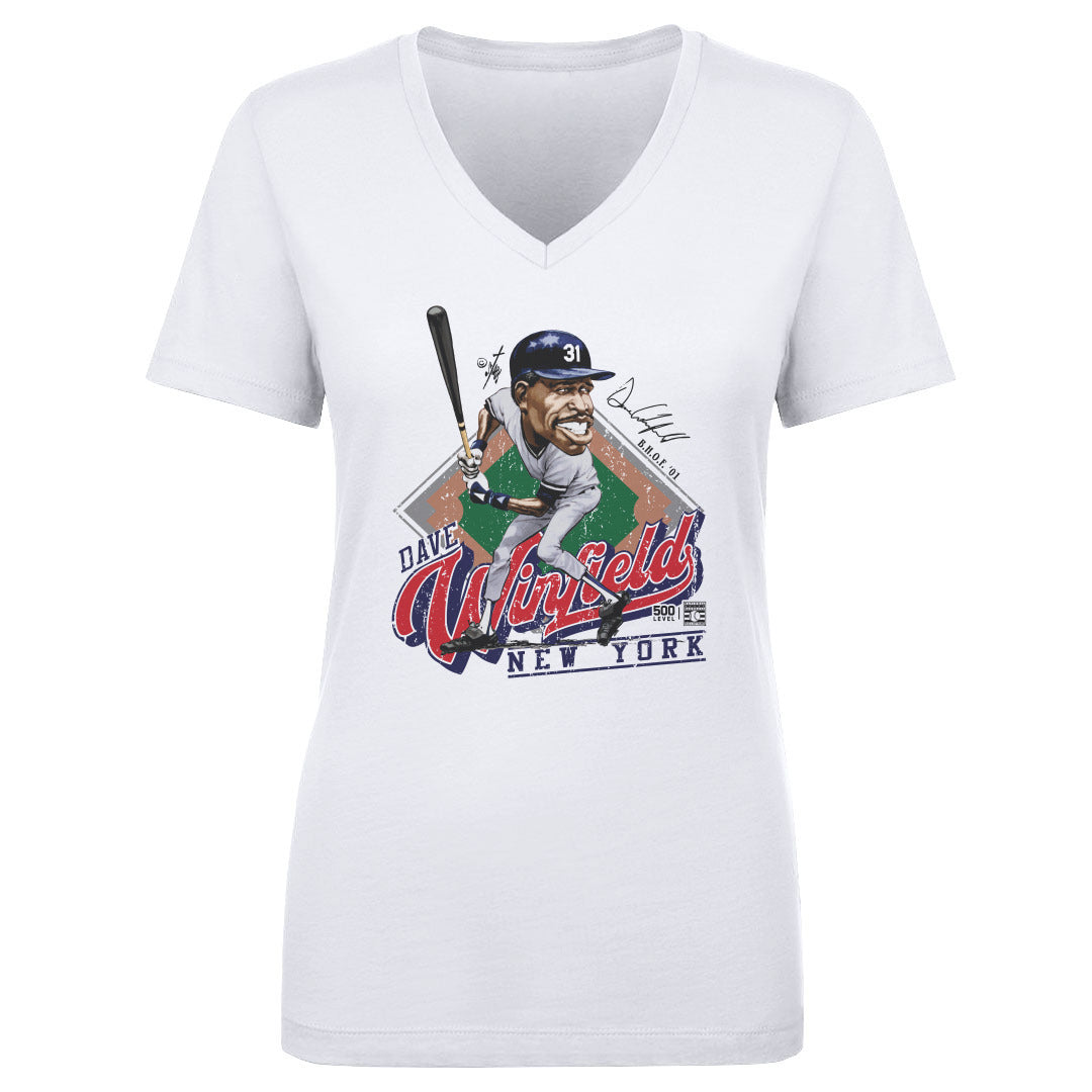 Dave Winfield Women's V-Neck T-Shirt | 500 LEVEL