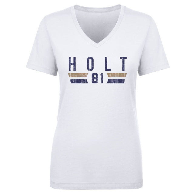 Torry Holt Women's V-Neck T-Shirt | 500 LEVEL