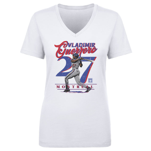 Vladimir Guerrero Women's V-Neck T-Shirt | 500 LEVEL