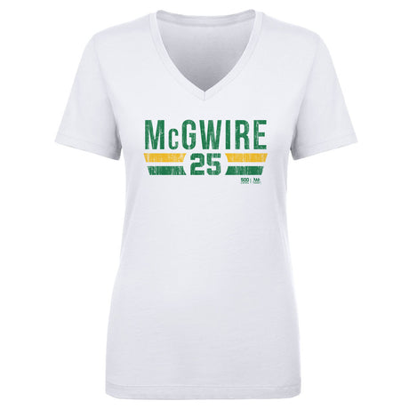 Mark McGwire Women's V-Neck T-Shirt | 500 LEVEL