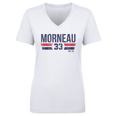 Justin Morneau Women's V-Neck T-Shirt | 500 LEVEL