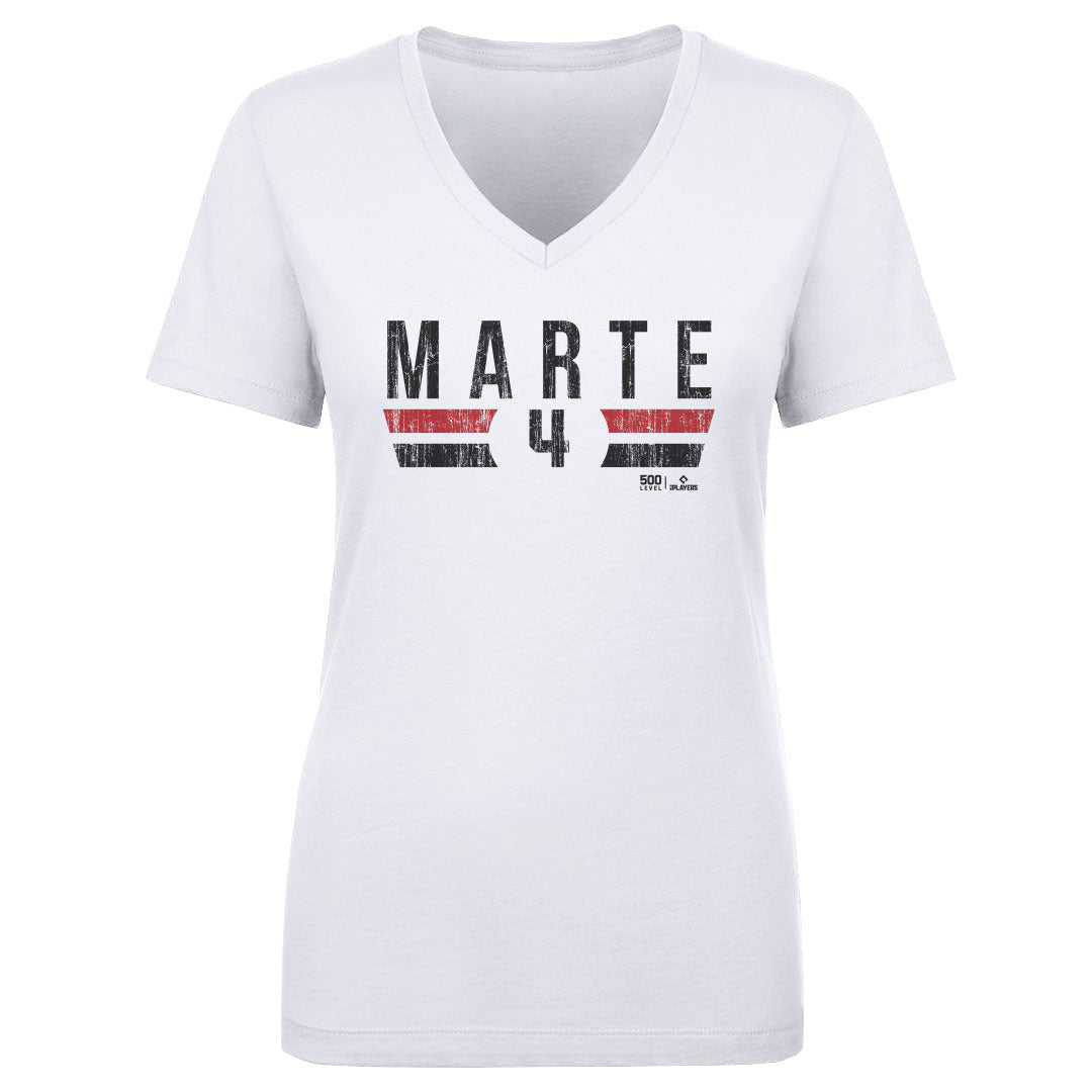 Ketel Marte Women's V-Neck T-Shirt | 500 LEVEL