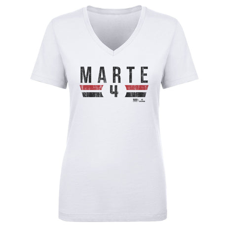 Ketel Marte Women's V-Neck T-Shirt | 500 LEVEL
