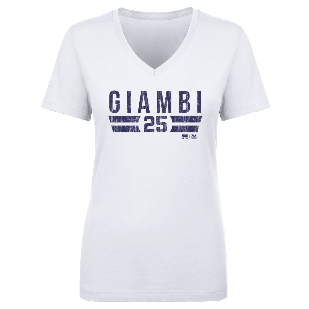 Jason Giambi Women's V-Neck T-Shirt | 500 LEVEL