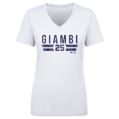 Jason Giambi Women's V-Neck T-Shirt | 500 LEVEL