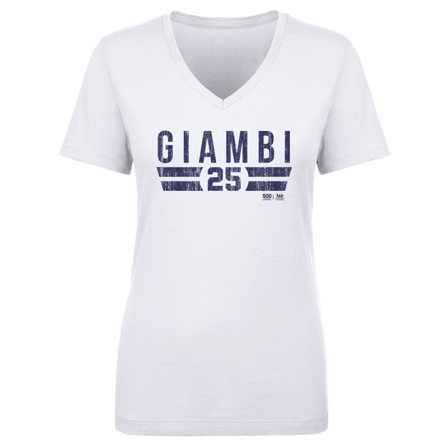 Jason Giambi Women's V-Neck T-Shirt | 500 LEVEL