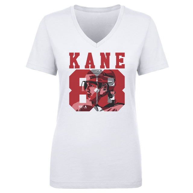 Patrick Kane Women's V-Neck T-Shirt | 500 LEVEL
