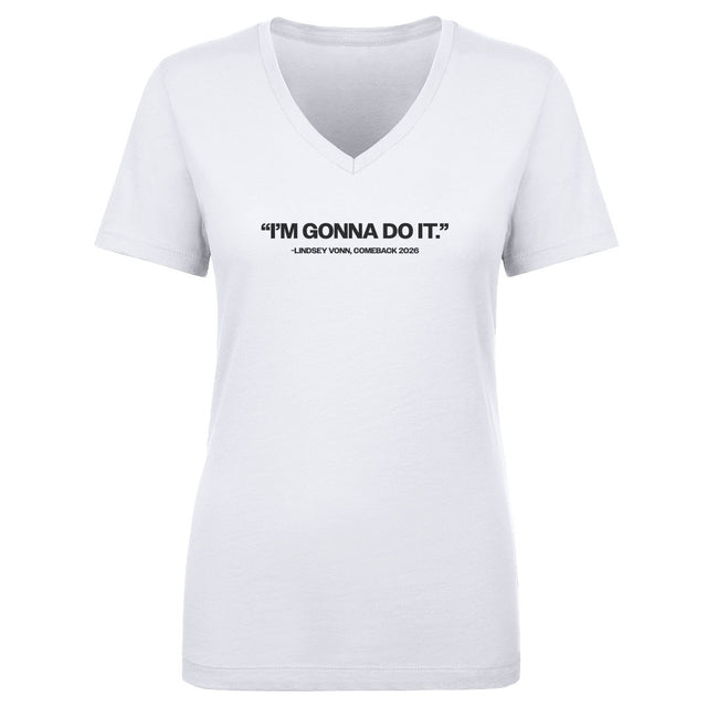 Lindsey Vonn Women's V-Neck T-Shirt | 500 LEVEL