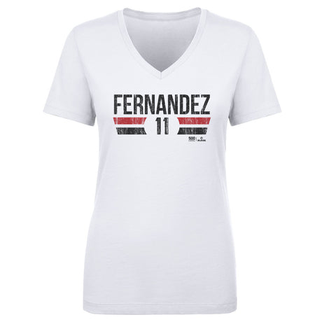 Jose Fernandez Women's V-Neck T-Shirt | 500 LEVEL