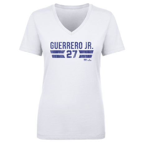 Vladimir Guerrero Jr. Women's V-Neck T-Shirt | 500 LEVEL