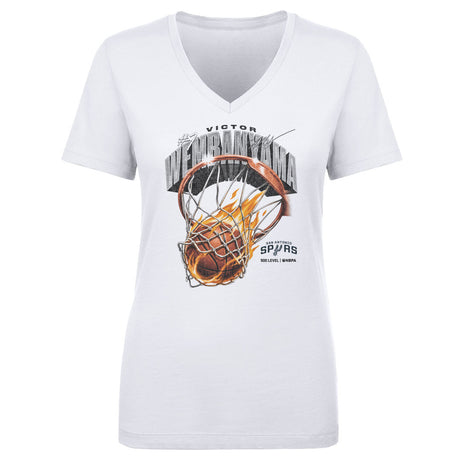Victor Wembanyama Women's V-Neck T-Shirt | 500 LEVEL