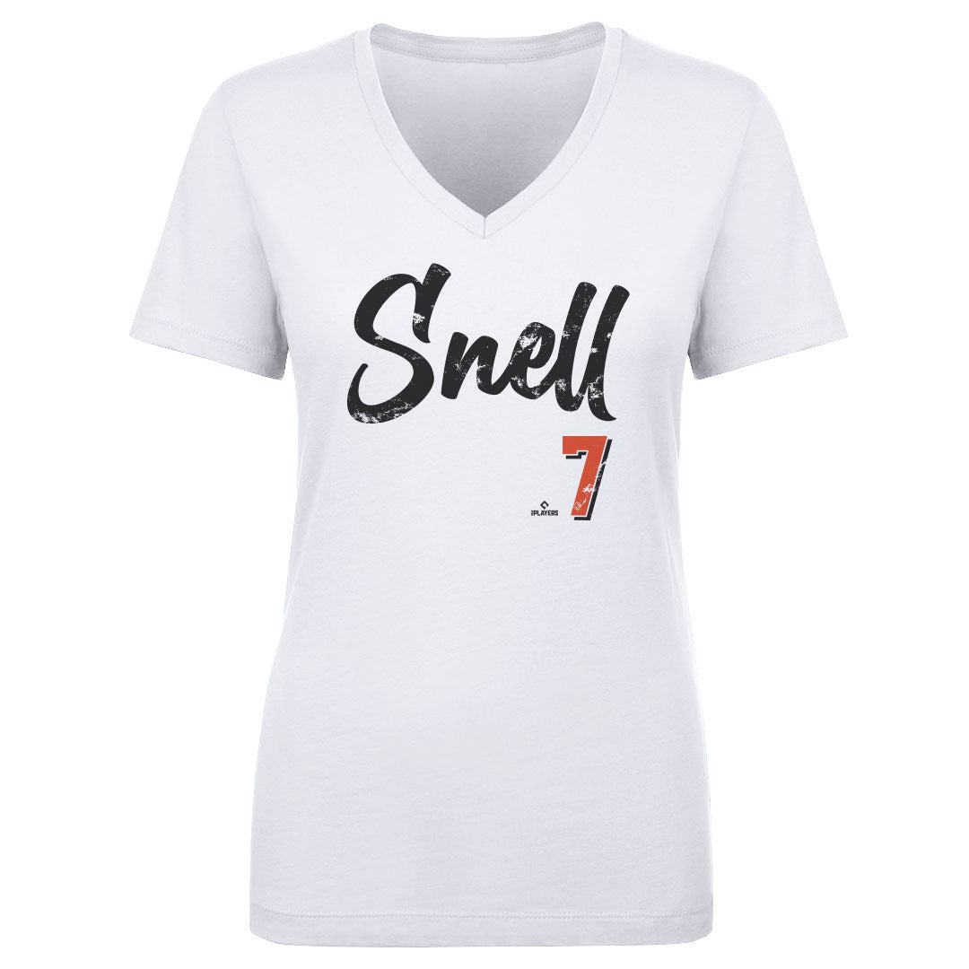 Blake Snell Women&#39;s V-Neck T-Shirt | 500 LEVEL