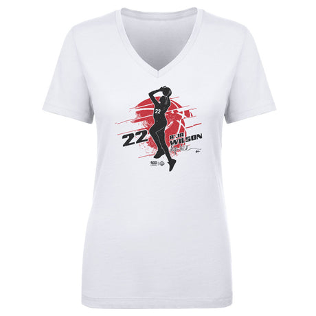 A'ja Wilson Women's V-Neck T-Shirt | 500 LEVEL