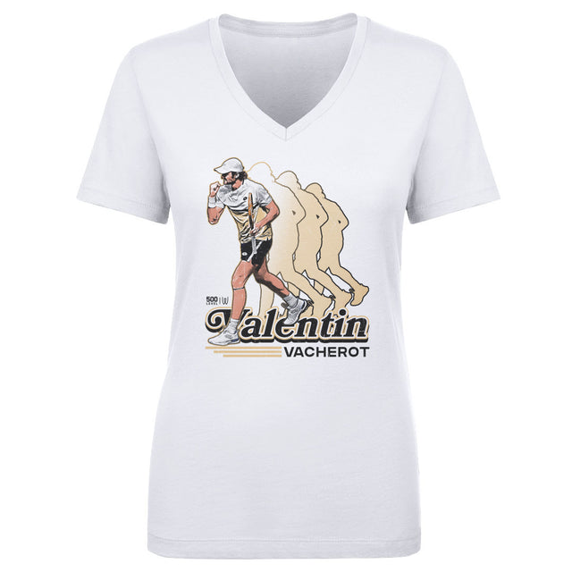 Valentin Vacherot Women's V-Neck T-Shirt | 500 LEVEL