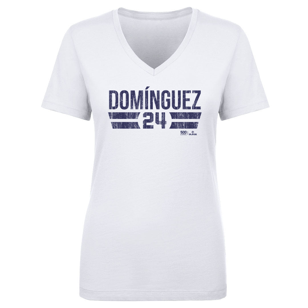 Jasson Dominguez Women's V-Neck T-Shirt | 500 LEVEL