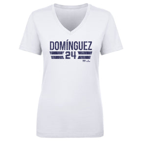Jasson Dominguez Women's V-Neck T-Shirt | 500 LEVEL
