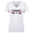 Jose Fernandez Women's V-Neck T-Shirt | 500 LEVEL